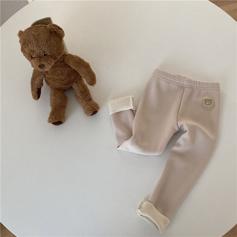 ❄️ Cozy & Stylish Girls' Fleece-lined Leggings – Perfect for Winter Adventures!