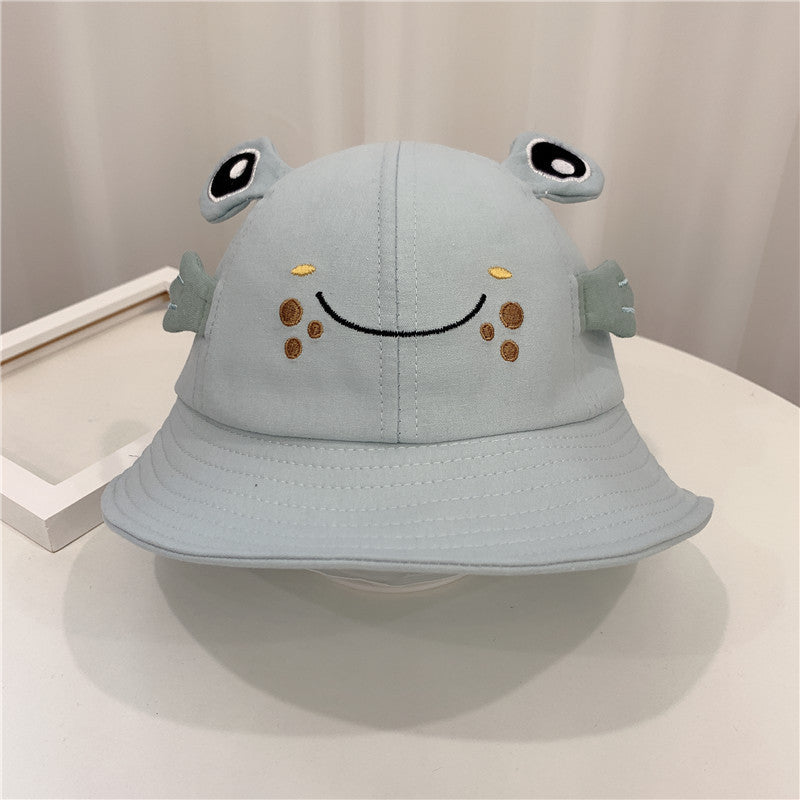 🐸🐱 Kitten & Frog Baby Sun Hat – A Sprinkle of Shade and a Lot of Cuteness