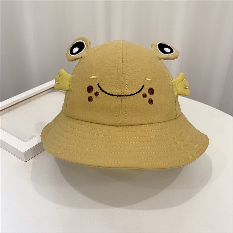 🐸🐱 Kitten & Frog Baby Sun Hat – A Sprinkle of Shade and a Lot of Cuteness