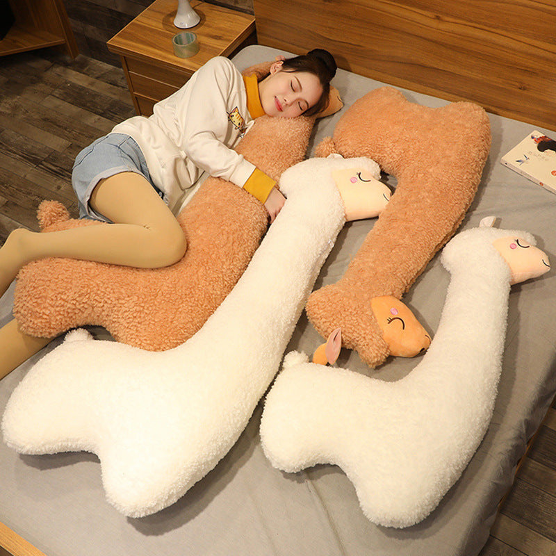 🦙 Alpaca Plush Toy Pillow – Soft, Cozy, and Oh-So-Cute