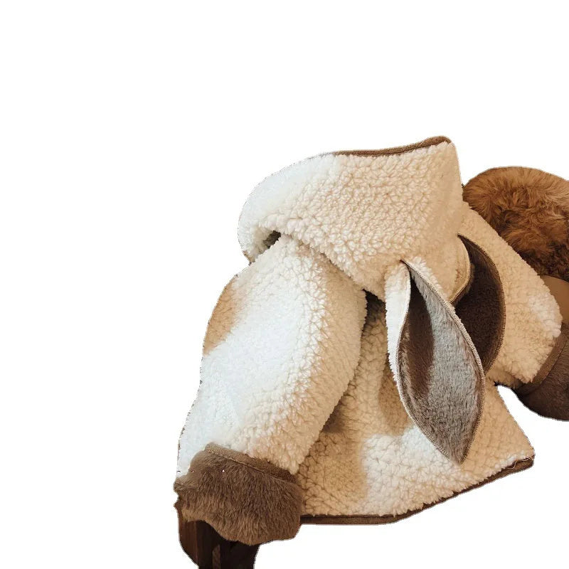 π Lambswool Hooded Vest β Cozy Comfort with a Touch of Whimsy