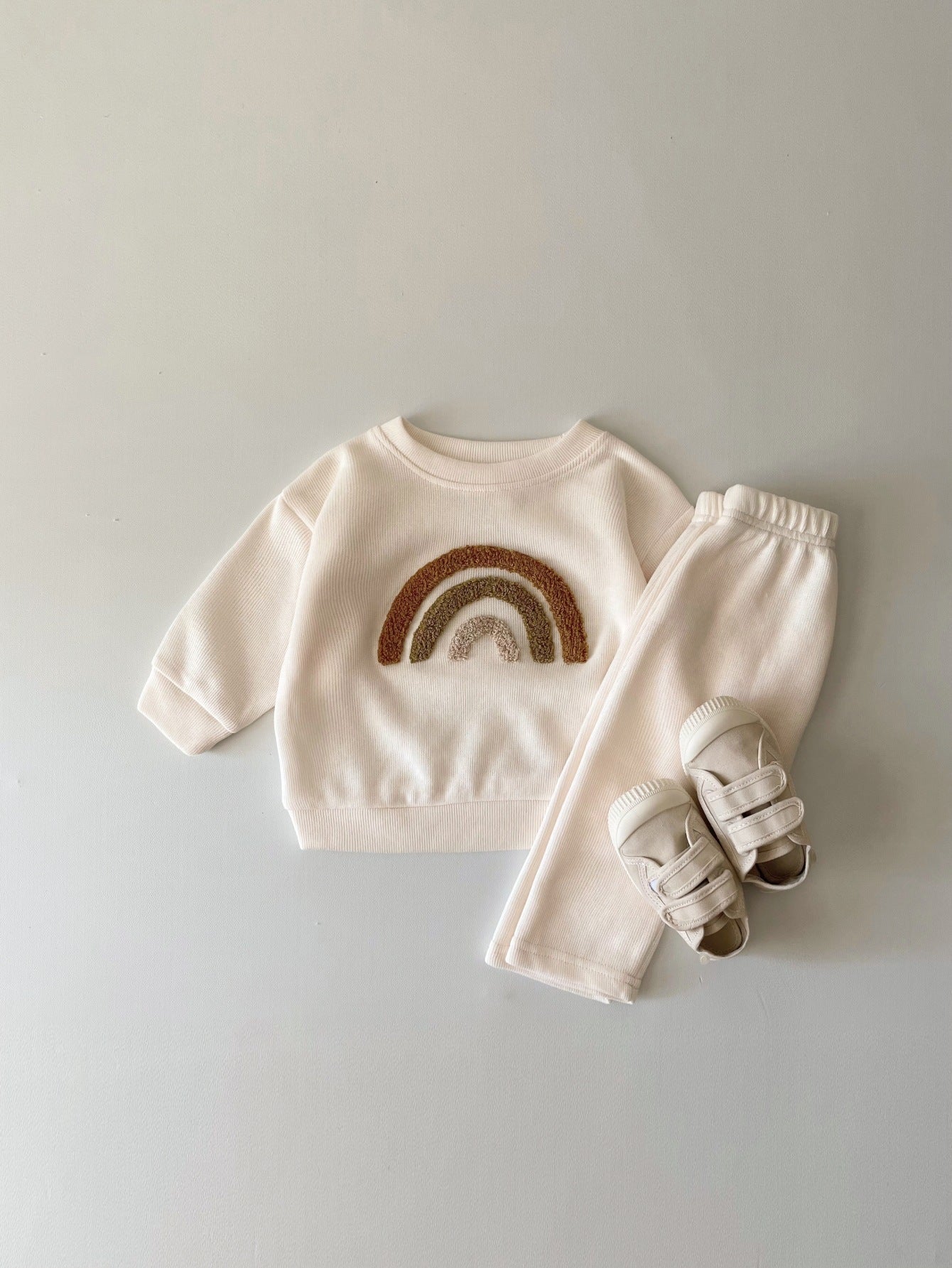 π Sweet Little Words β Baby Alphabet Embroidered Two-Piece Set