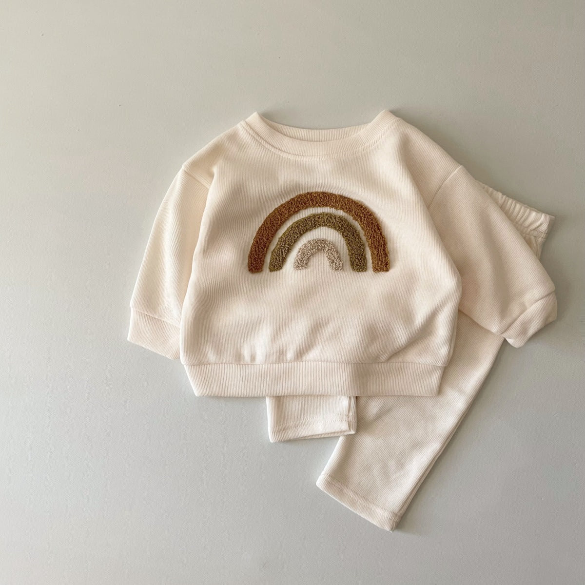π Sweet Little Words β Baby Alphabet Embroidered Two-Piece Set