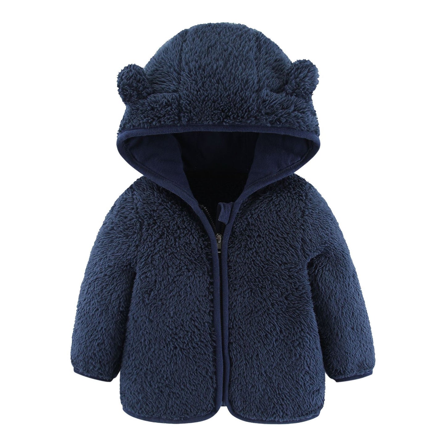 🧸 Plush Thermal Zipper Top – Snuggly Warmth for Chilly Days