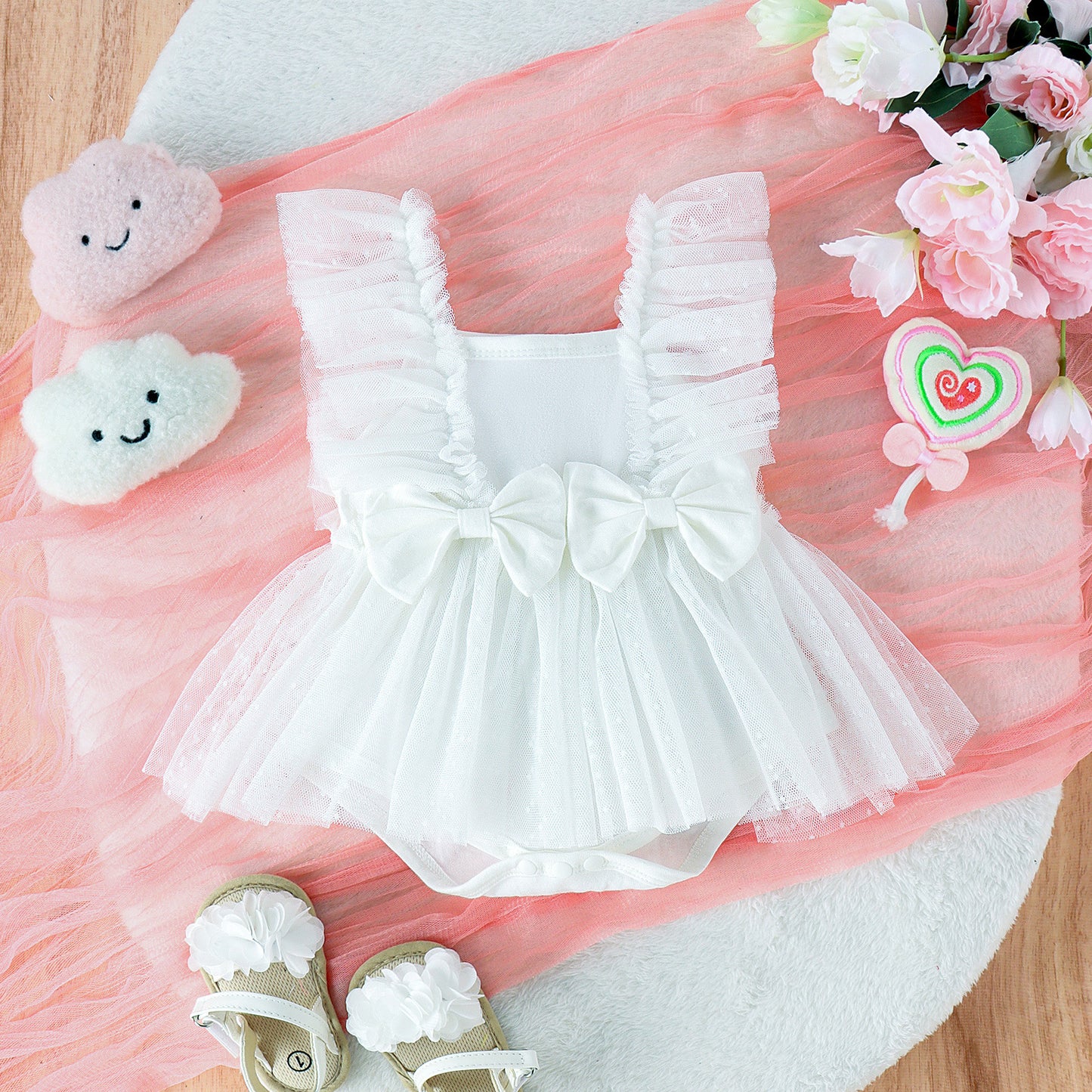 π Little Princess Dreams β Baby Net Skirt Jumpsuit Dress