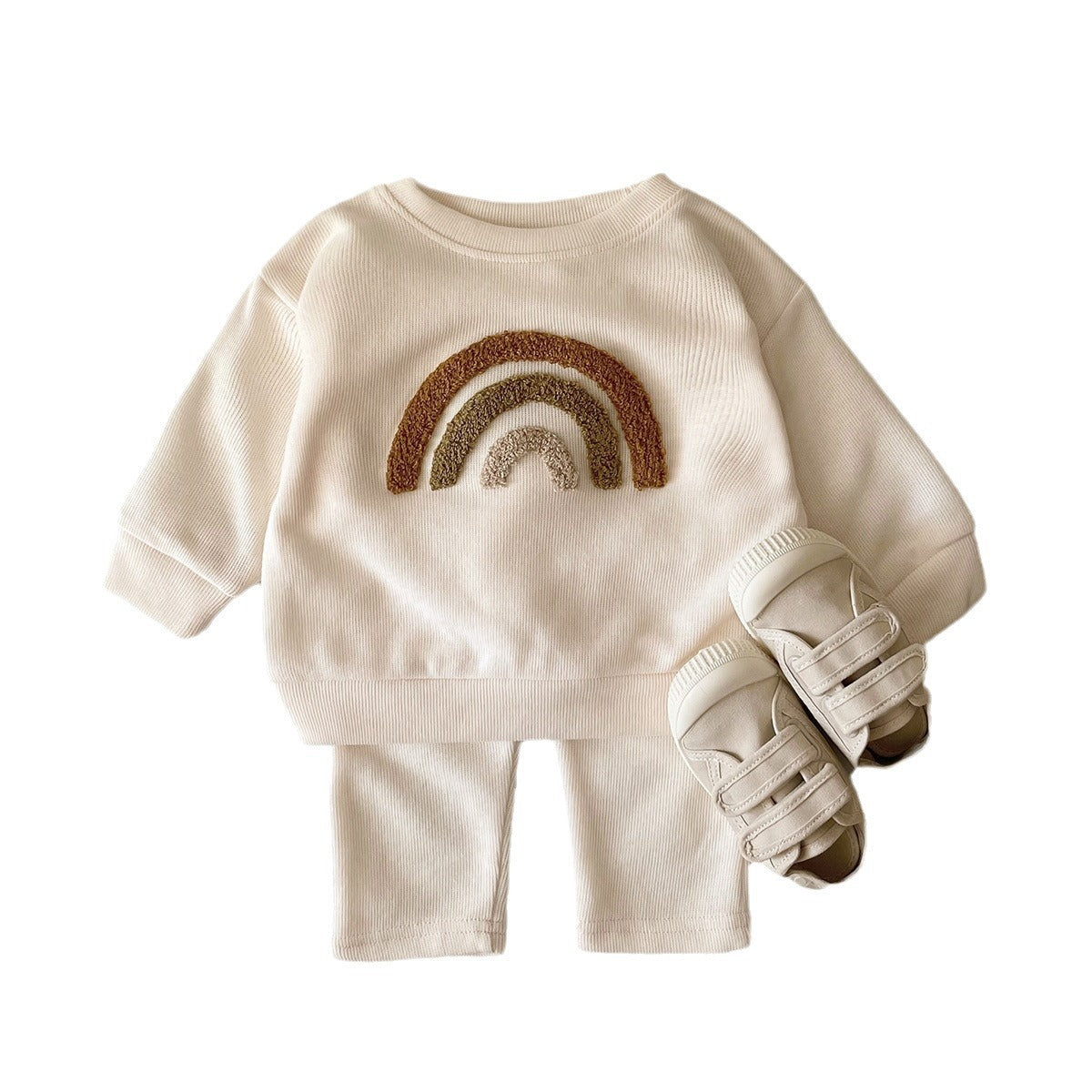 π Sweet Little Words β Baby Alphabet Embroidered Two-Piece Set