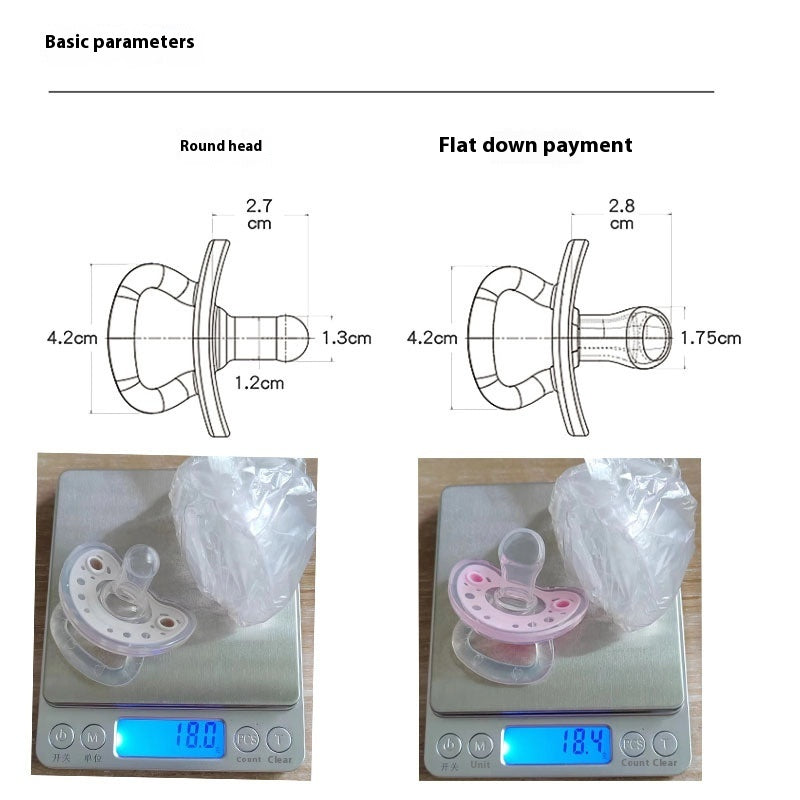 π Full Silica Gel Pacifier β Safe & Comfortable for Your Baby