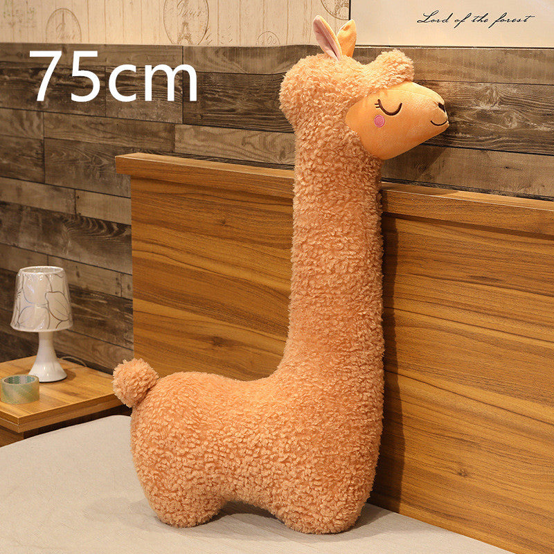 Almohada de peluche de alpaca