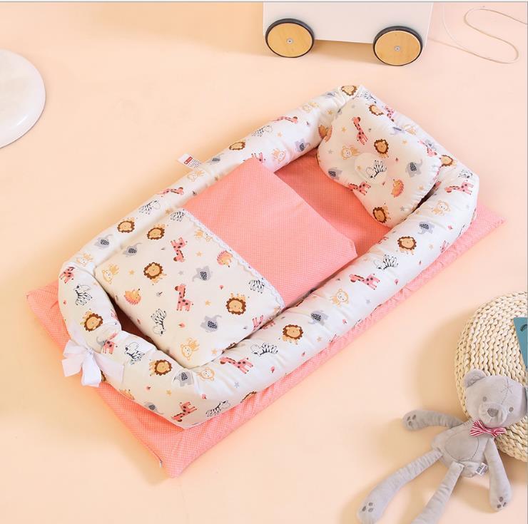 🌟 Crib Anti-pressure Newborn Foldable Portable Crib – Baby Infant Mattress Bionic Travel Bed