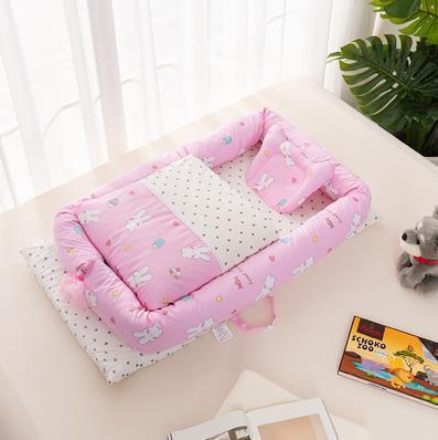 🌟 Crib Anti-pressure Newborn Foldable Portable Crib – Baby Infant Mattress Bionic Travel Bed