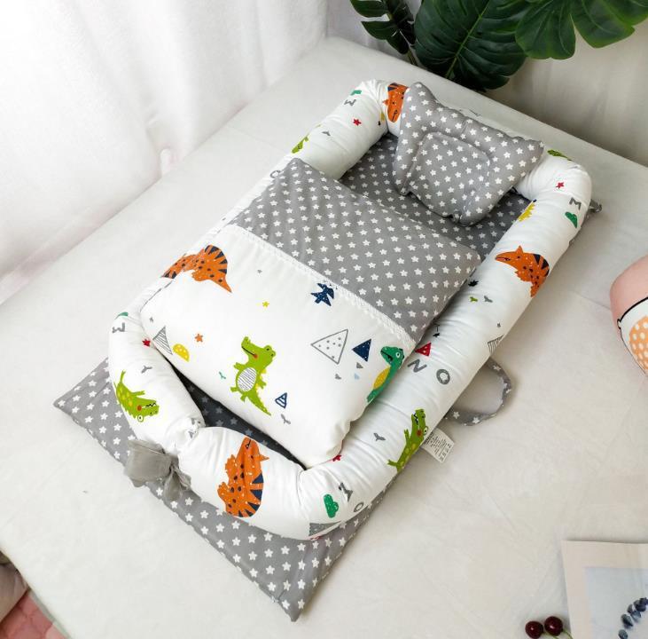 🌟 Crib Anti-pressure Newborn Foldable Portable Crib – Baby Infant Mattress Bionic Travel Bed