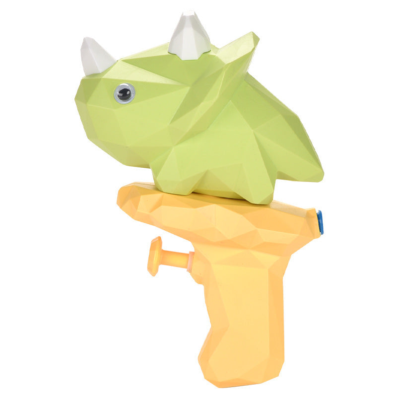 Juguete de pistola de agua con forma de dinosaurio de dibujos animados, mini pistola rociadora de agua para peleas de agua, interacción entre padres e hijos, juguete de agua para exteriores
