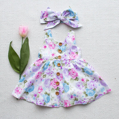 Vestido infantil Vestido de niña con falda de princesa europea y americana