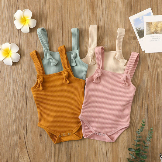 🌸 Baby Cotton Pit Strap Small Romper