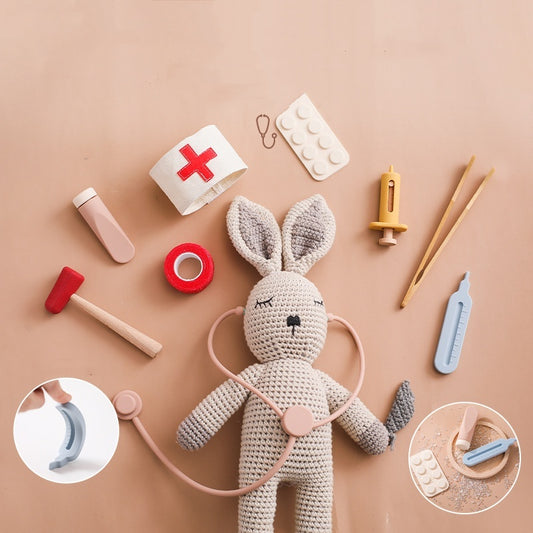Casa de juegos para niños, pequeño doctor, juguete, estetoscopio, juguete educativo, traje