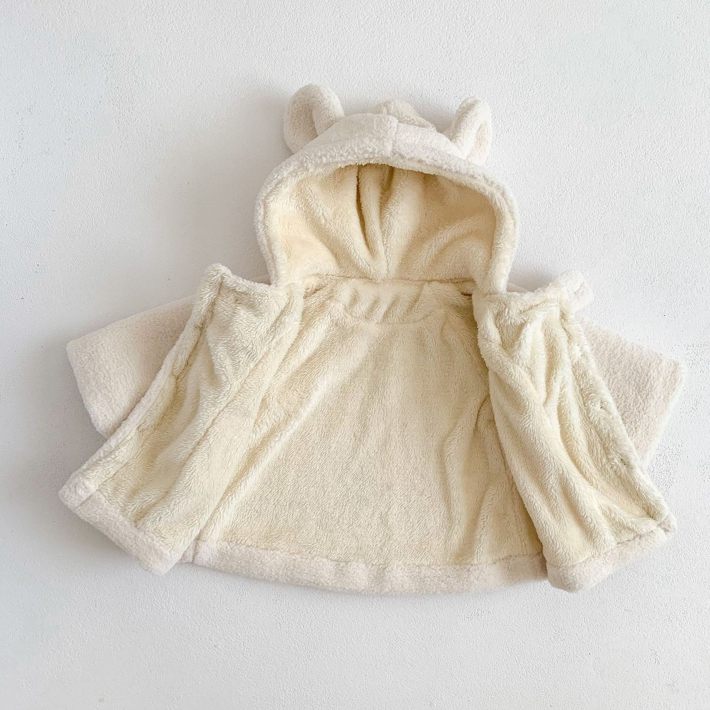 ❄️ Winter Hooded Baby Cloak – A Cozy Hug in Every Button