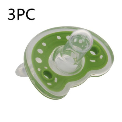 Baby Products Full Silica Gel Pacifier Two-color Liquid Silicone Sleep Comfort Baby Pacifier Baby