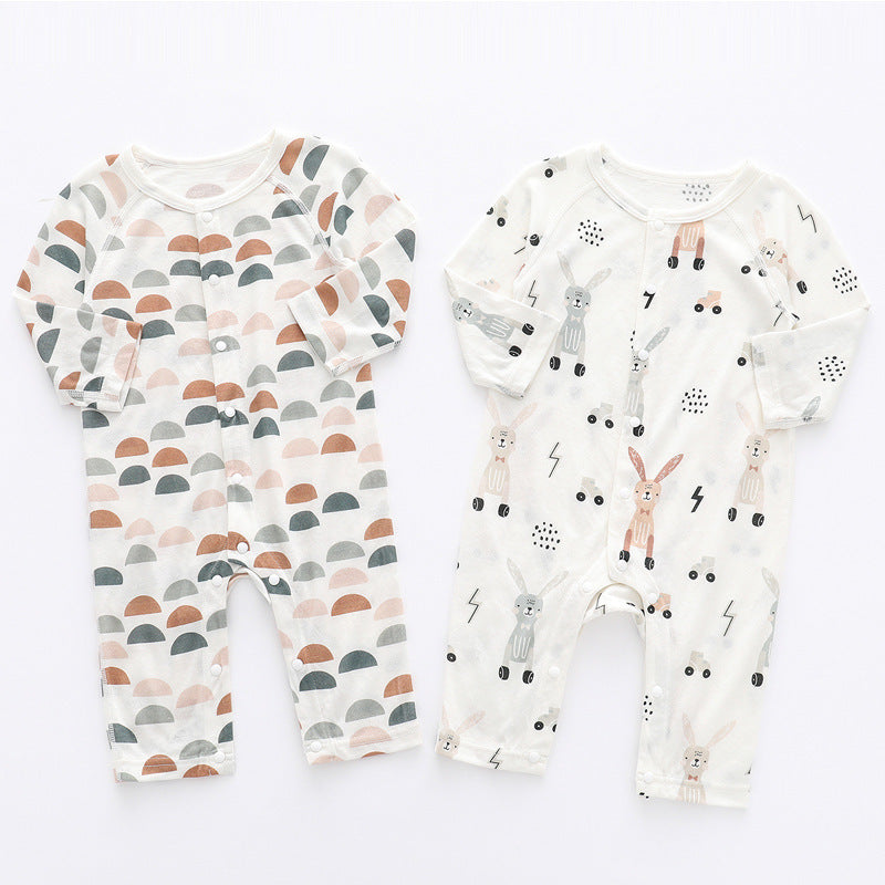 🌿 Cozy & Gentle – Bamboo Fiber Baby Jumpsuit