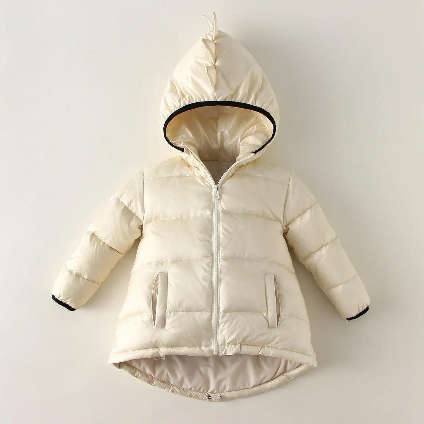 🧥 Cozy Cotton Down Hoodie – Everyday Warmth, Simple Style