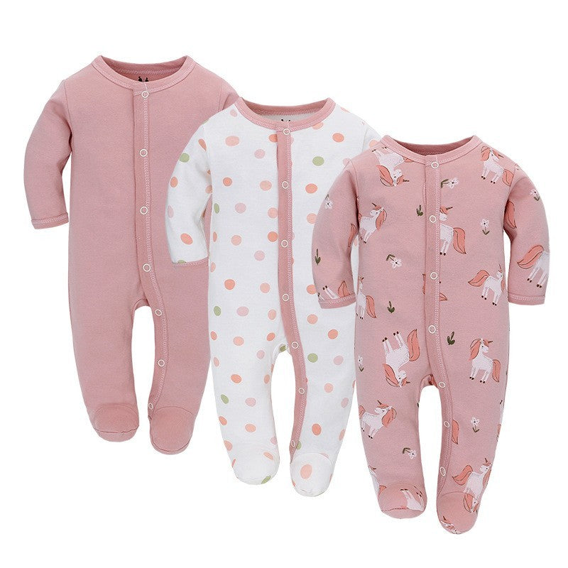 🦊 Cute & Comfy Baby Long Sleeve Romper
