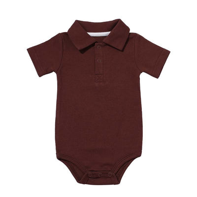 Lapel baby onesies