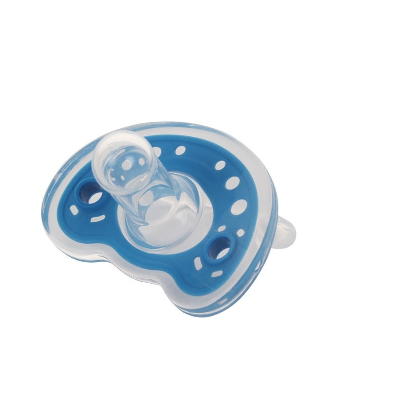 Baby Products Full Silica Gel Pacifier Two-color Liquid Silicone Sleep Comfort Baby Pacifier Baby