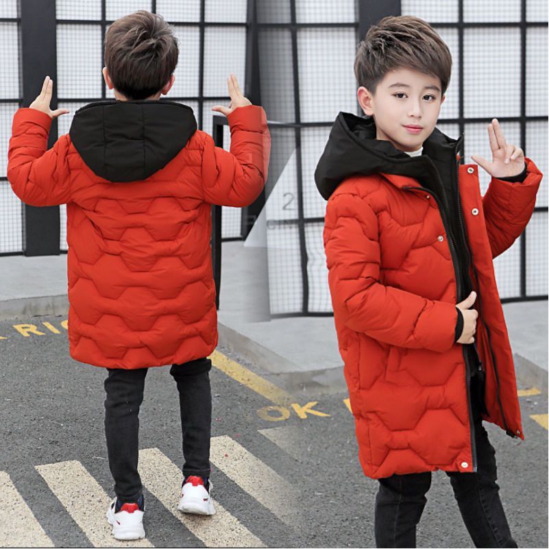 Winter New Boy's Quilted Cotton Coat Warm