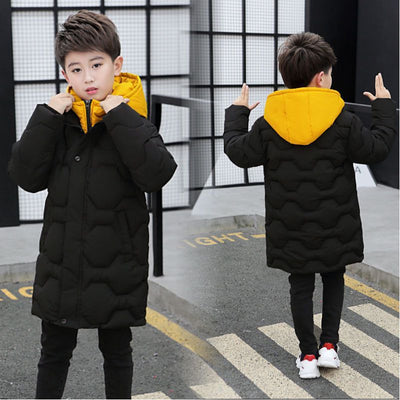 Winter New Boy's Quilted Cotton Coat Warm