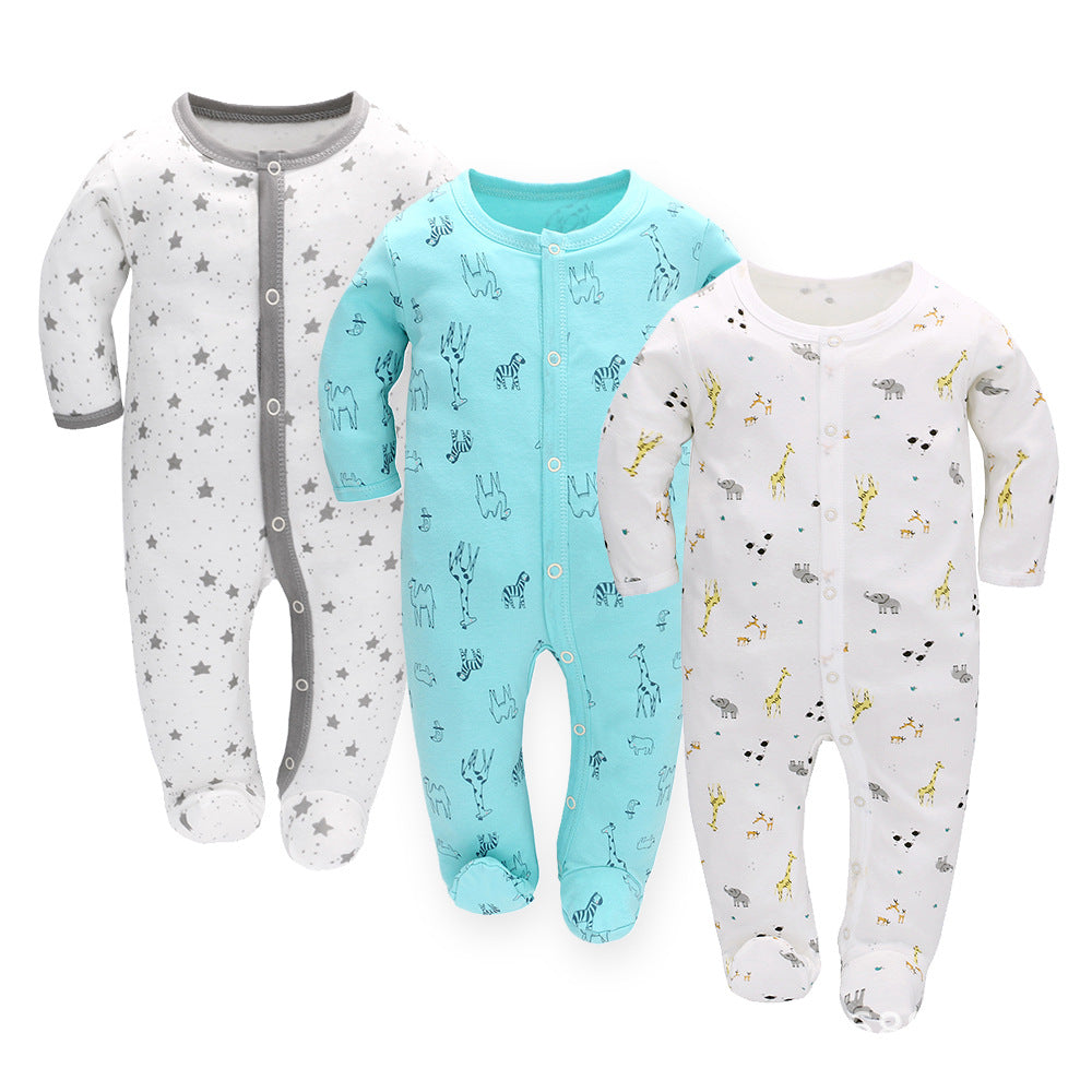 🦊 Cute & Comfy Baby Long Sleeve Romper
