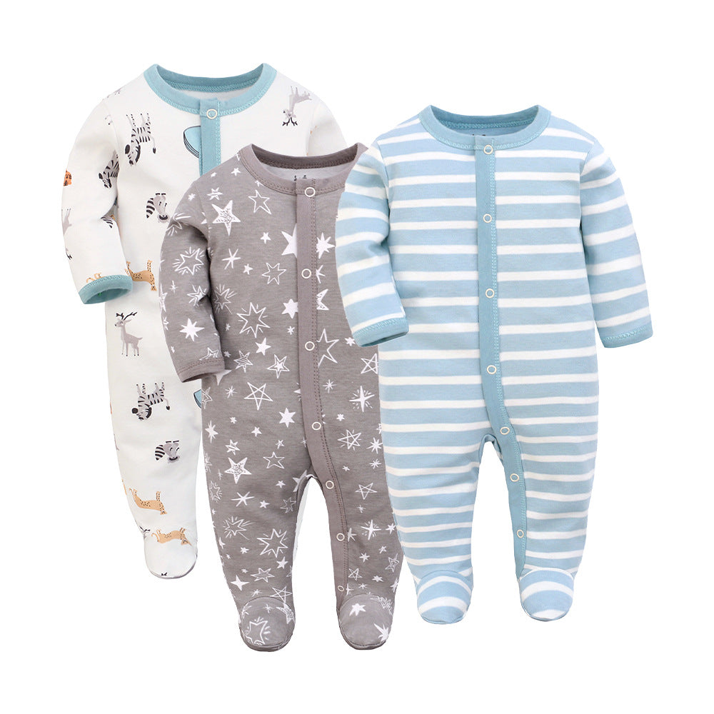 🦊 Cute & Comfy Baby Long Sleeve Romper