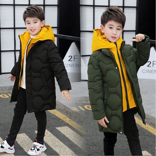 🧥 Quilted Winter Coat – Warmth He Can Count On