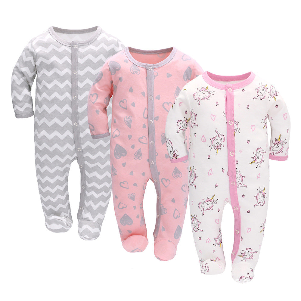 🦊 Cute & Comfy Baby Long Sleeve Romper