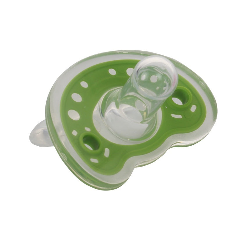 Baby Products Full Silica Gel Pacifier Two-color Liquid Silicone Sleep Comfort Baby Pacifier Baby