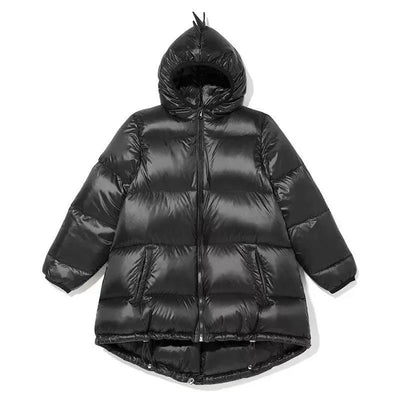 Children's Hoodie Solid Color Down Jacket