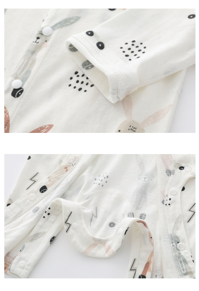 🌿 Cozy & Gentle – Bamboo Fiber Baby Jumpsuit
