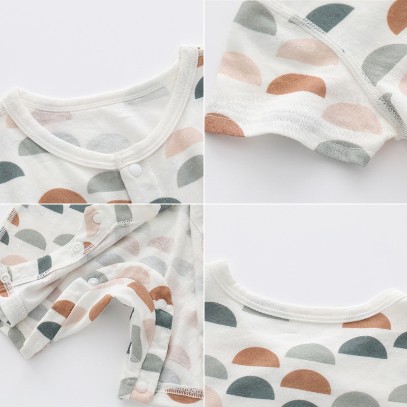 🌿 Cozy & Gentle – Bamboo Fiber Baby Jumpsuit
