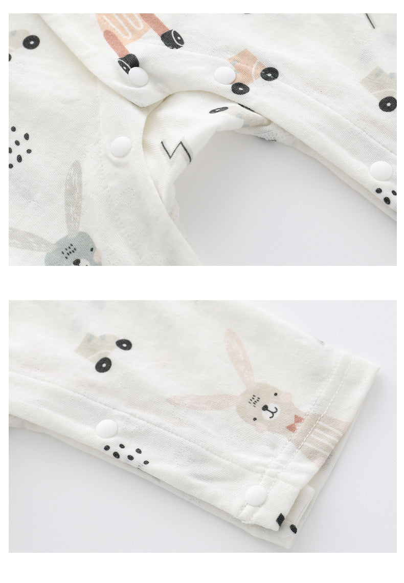 🌿 Cozy & Gentle – Bamboo Fiber Baby Jumpsuit