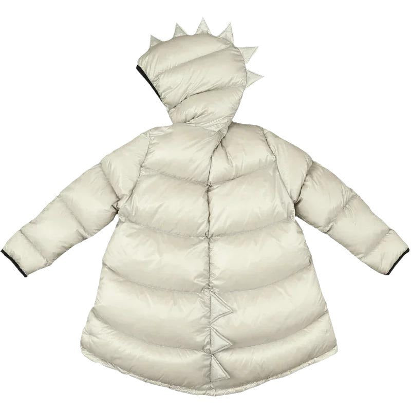 Children's Hoodie Solid Color Down Jacket